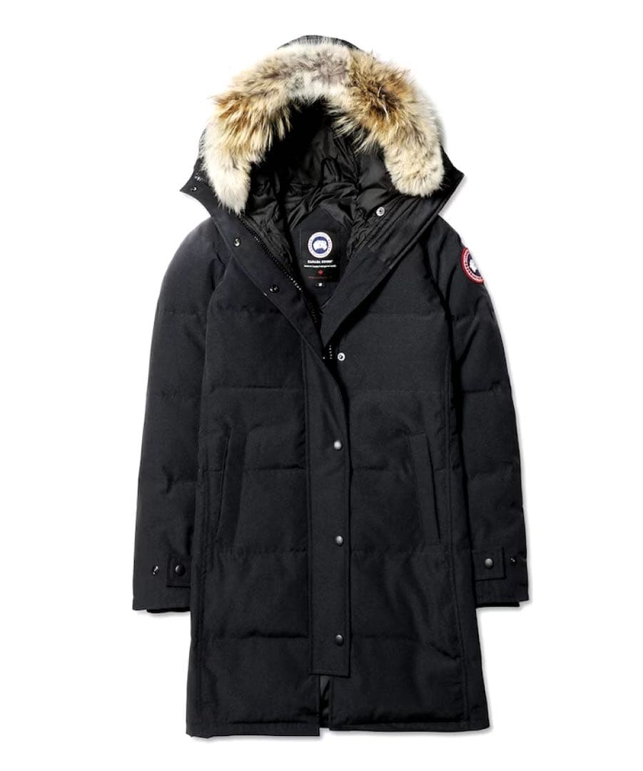 カナダグース ファー付きロングダウンジャケット