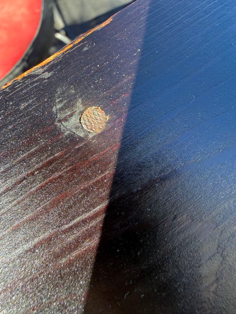 昭和レトロ 古道具 木製7段飾り棚 黒塗り オープンラック 欠品あり