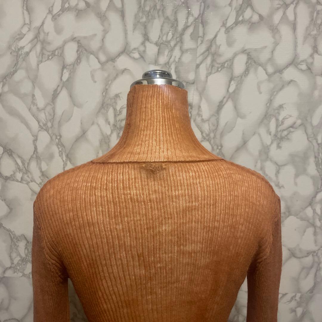 良品　AURALEE オーラリー モヘヤ100% タートルネックニット　日本製