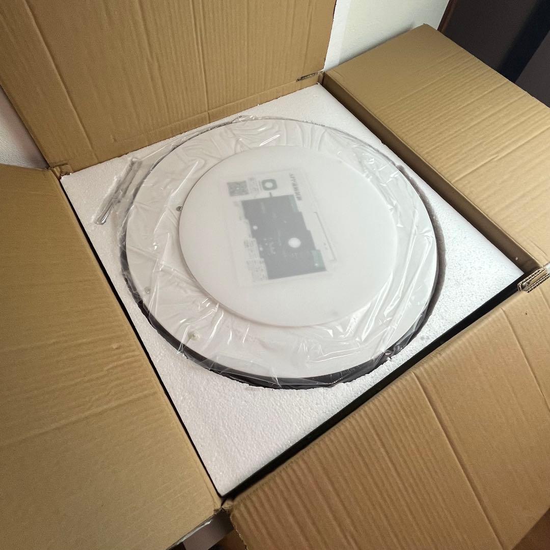 【未使用】シーリングライト 調光調色 ウォルナット 50cm（〜10畳） 2個