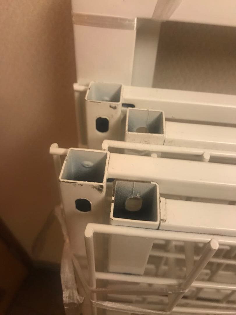 ニトリ　シングル　ベッド　ホワイト