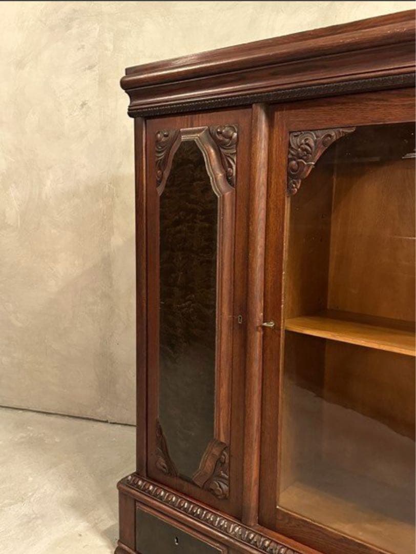 【東京都23区内は送料無料】　サイドボードスペース　ショーケース　チェスト　箪笥