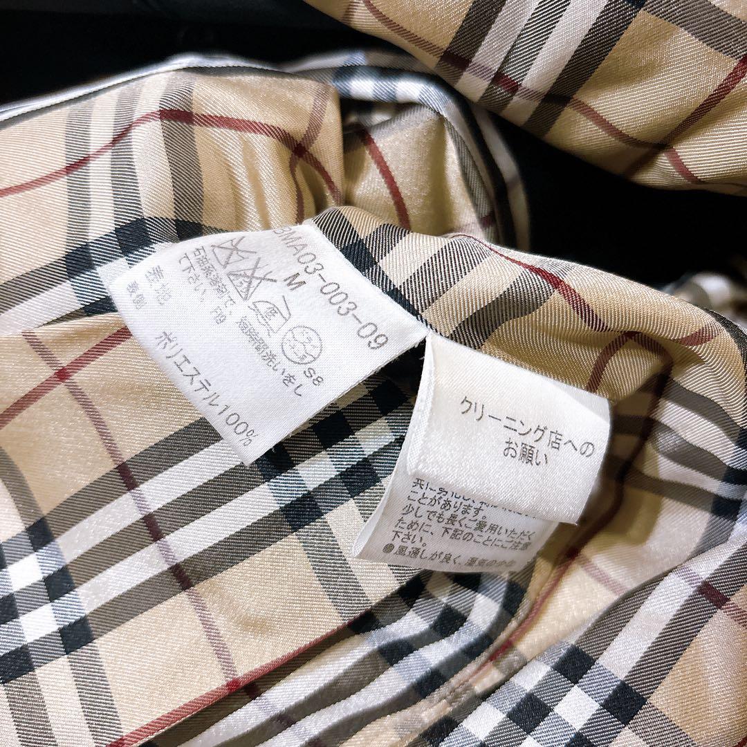 美品✨バーバリーブラックレーベル トレンチコート ノバチェック Mサイズ