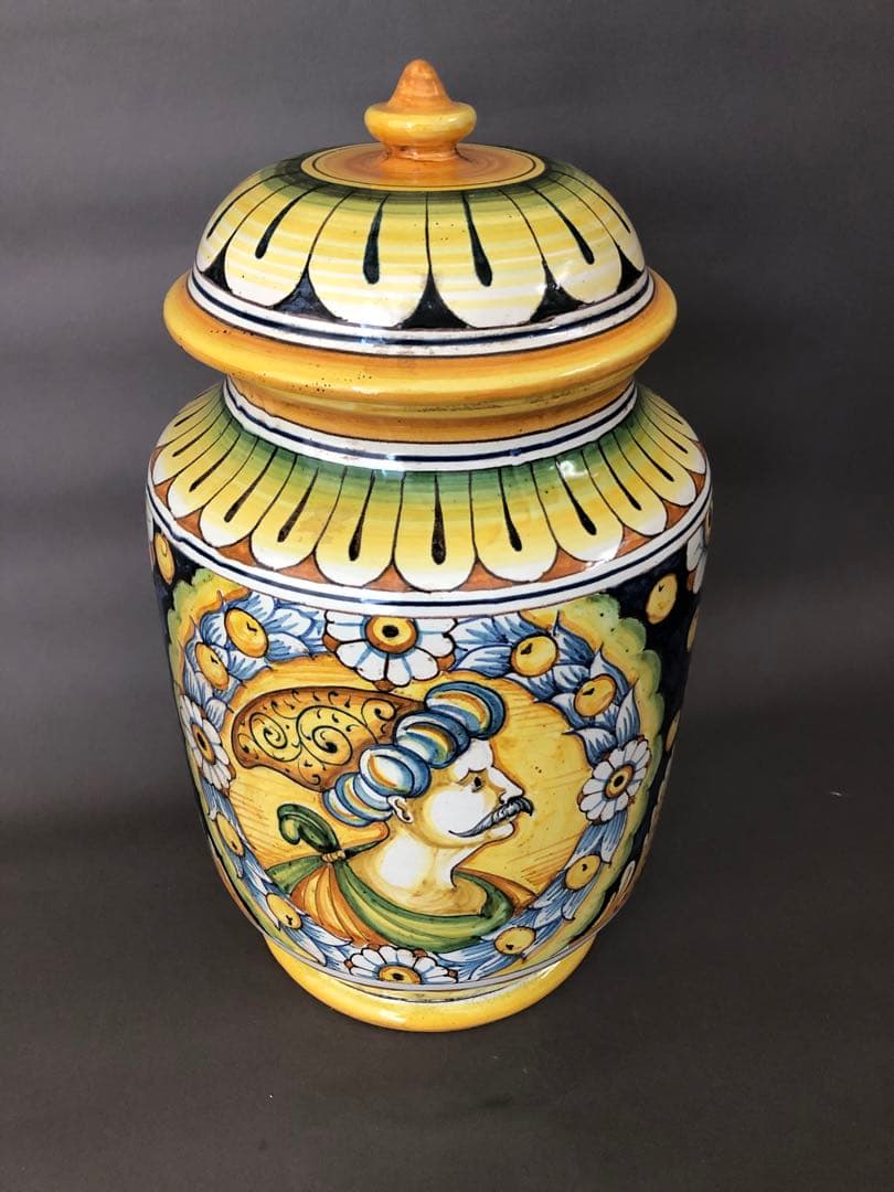 イタリア陶器　シシリア島パレルモで購入