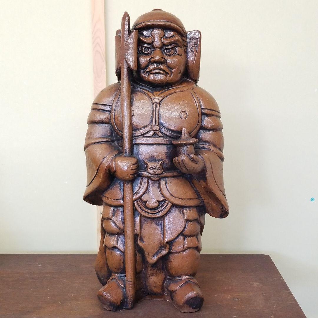 めりぃ 信楽焼 七福神 弁財天 置物 高さ４５cm