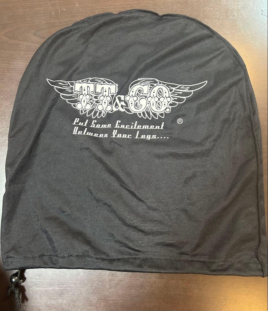 TT&COブラックフルフェイスヘルメット