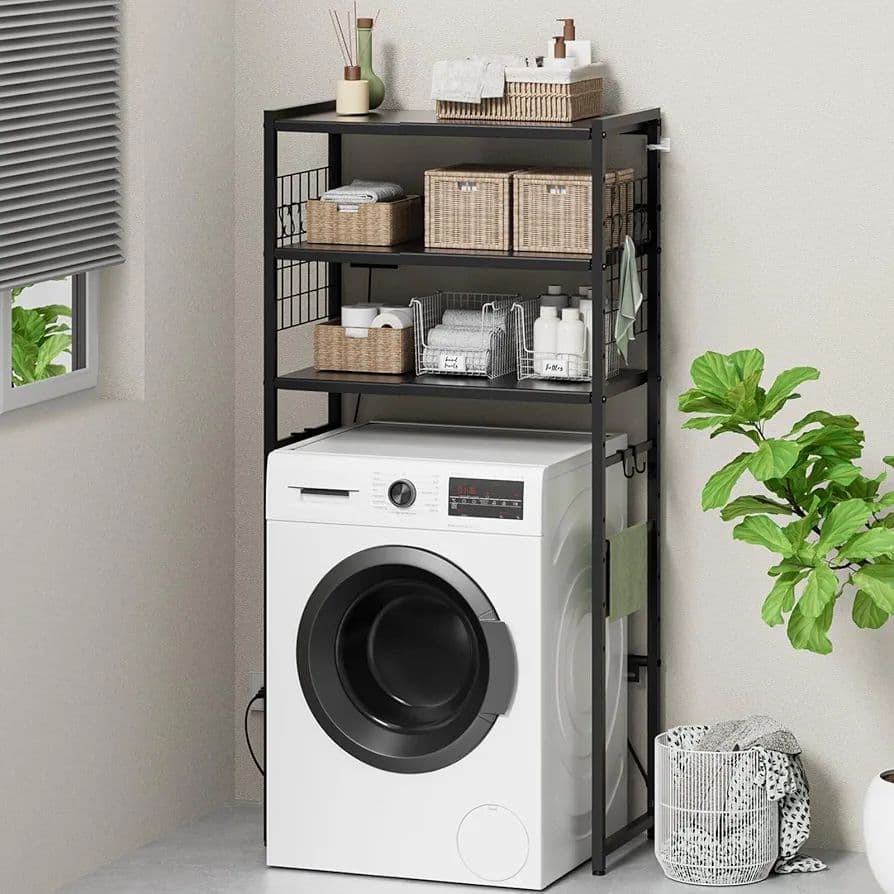 自由にカスタマイズ⭐️ゴミ箱上ラック レンジラック 収納ラック キッチン 伸縮可能