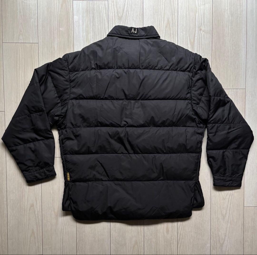 ARMANI JEANSアルマーニジーンズ 中綿キルティングジャケット ブラック