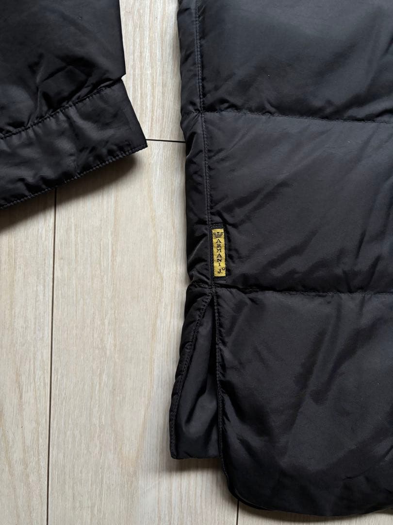 ARMANI JEANSアルマーニジーンズ 中綿キルティングジャケット ブラック