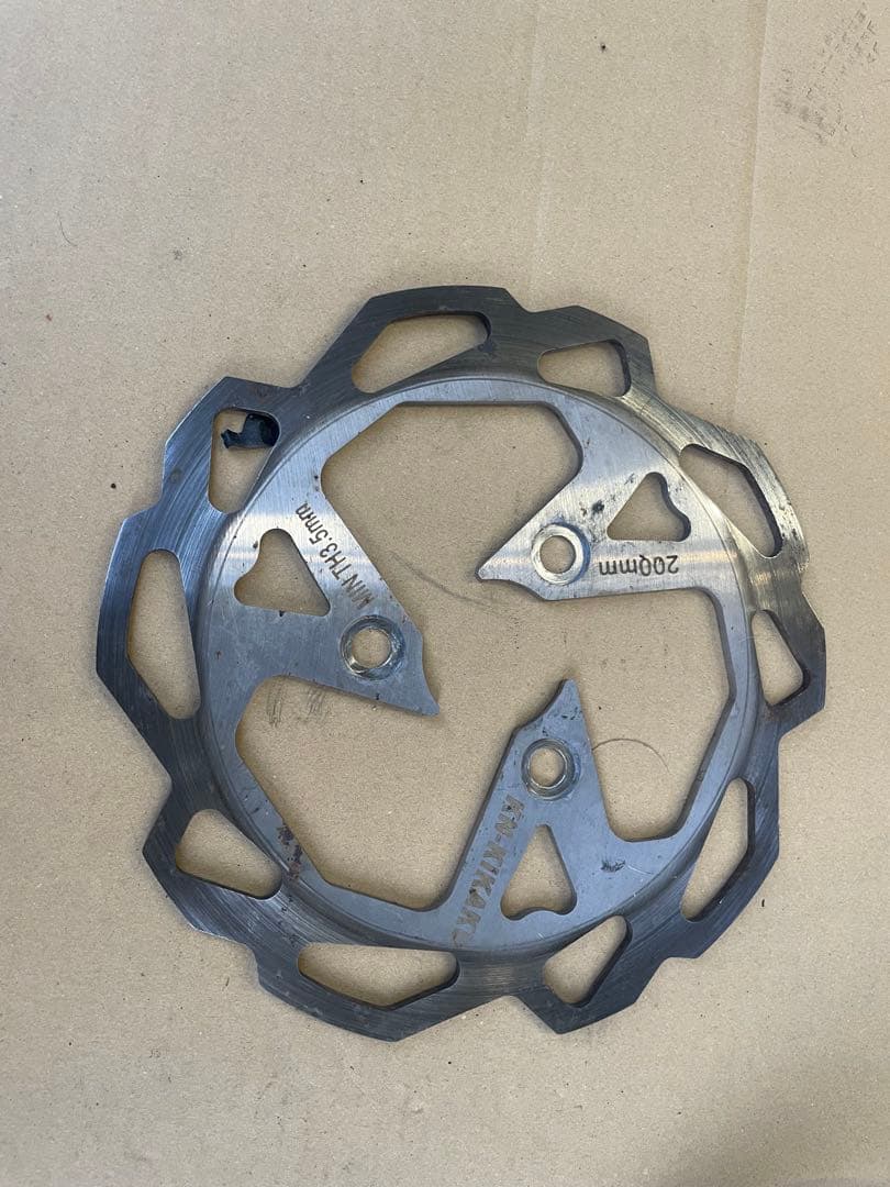 グランドアクシス100 社外Fキャリパー&ローター&Fホイール