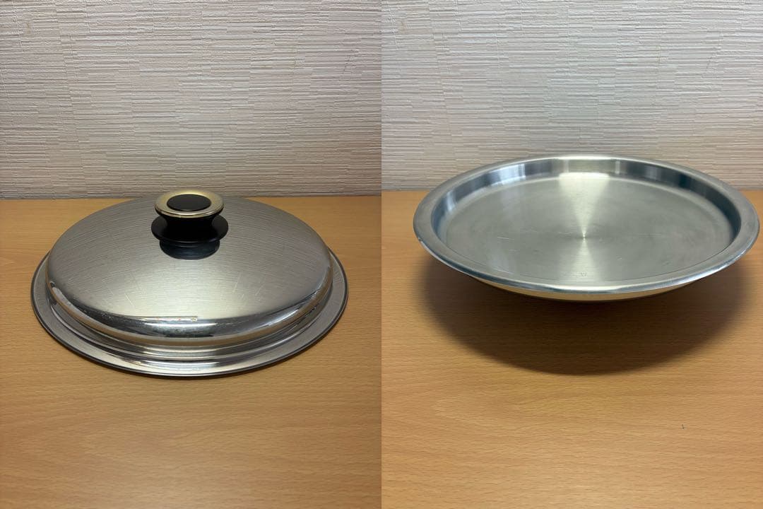 タッパーウェア Rainbow Cooker ステンレス製 中型両手鍋 26㎝