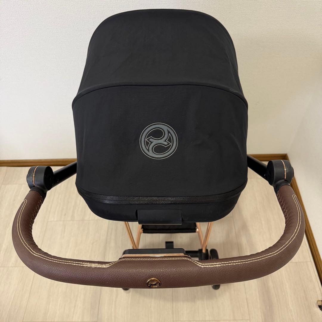 【美品】Cybex ミオスJP3 ローズゴールド ワンプルハーネス ベビーカー
