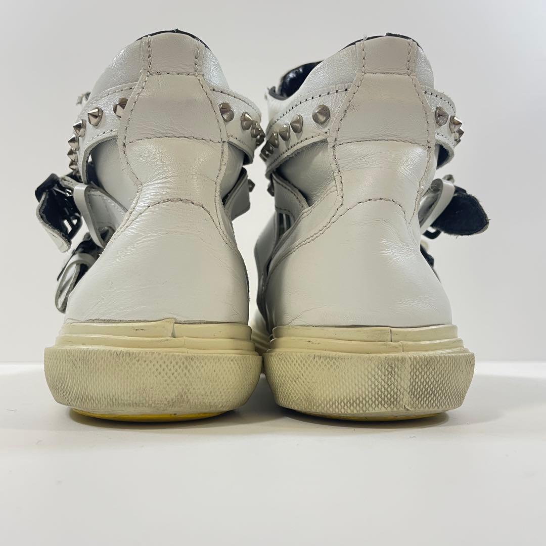 アルフレッドバニスター スタッズ付 ハイカットスニーカー