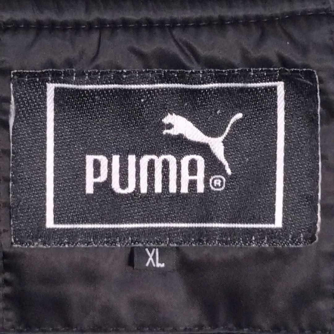 プーマ★ピンクパンサー 刺繍 切替 中綿 スタジャン ナイロンジャケット XL