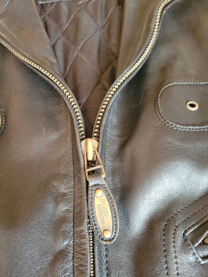 最終お値下げ HARLEY DAVIDSON シングルライダースジャケット/L/