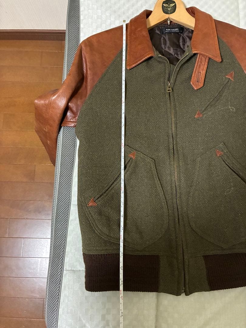 RUDE GALLERY ウールレザージャケット