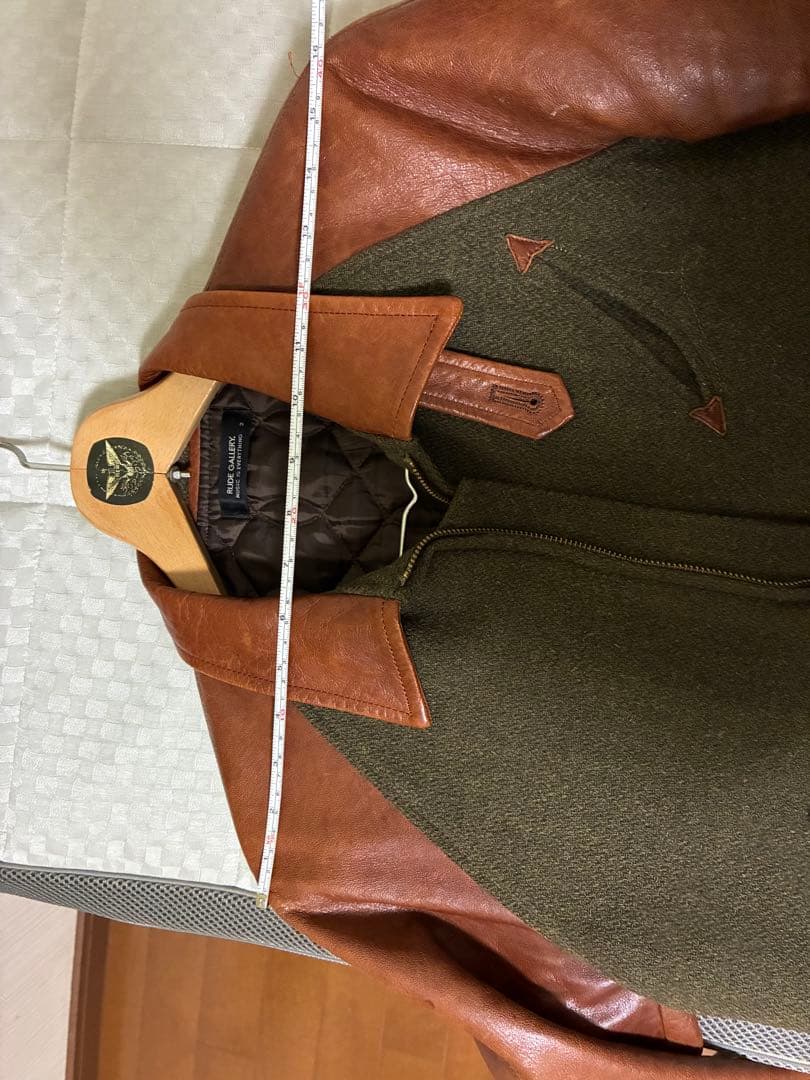 RUDE GALLERY ウールレザージャケット