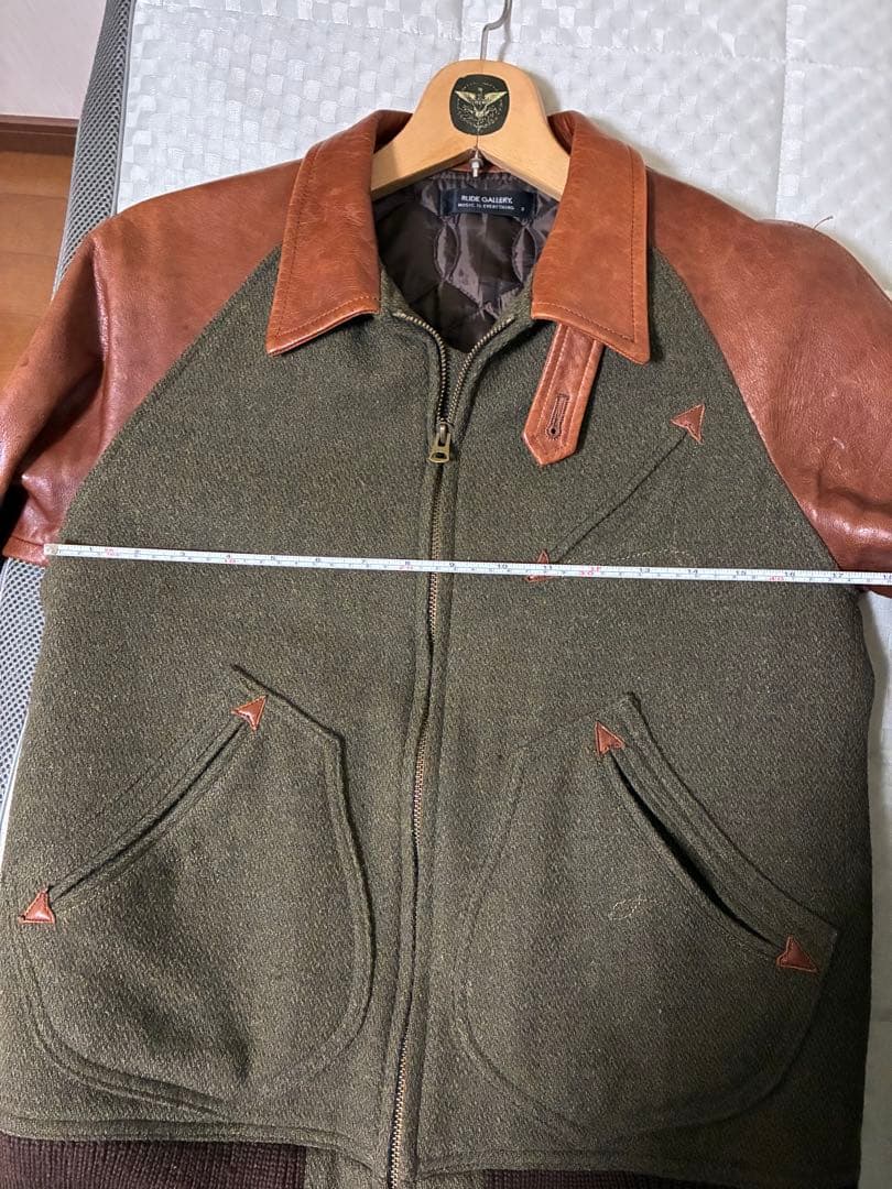 RUDE GALLERY ウールレザージャケット