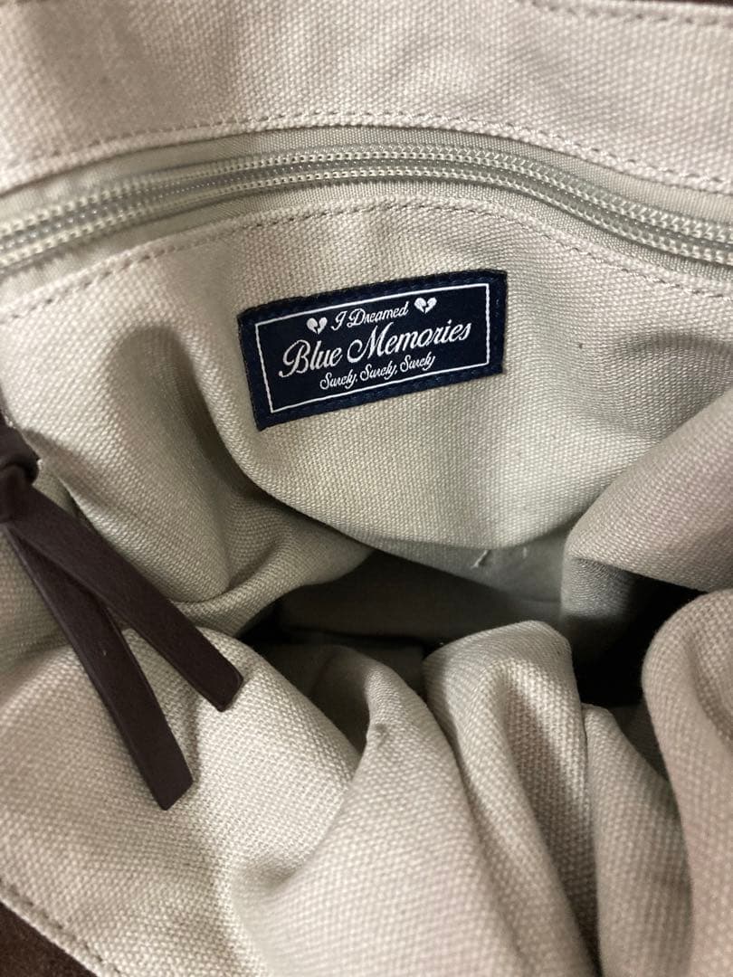 Badblue ブラウン トートバッグ