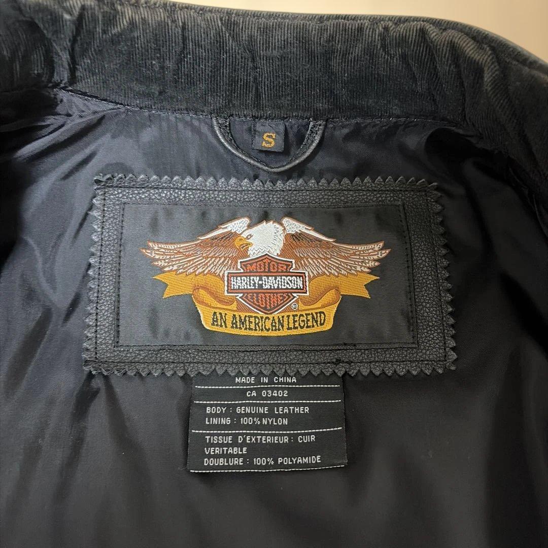 ハーレーダビッドソン 　革ジャン　Sサイズ