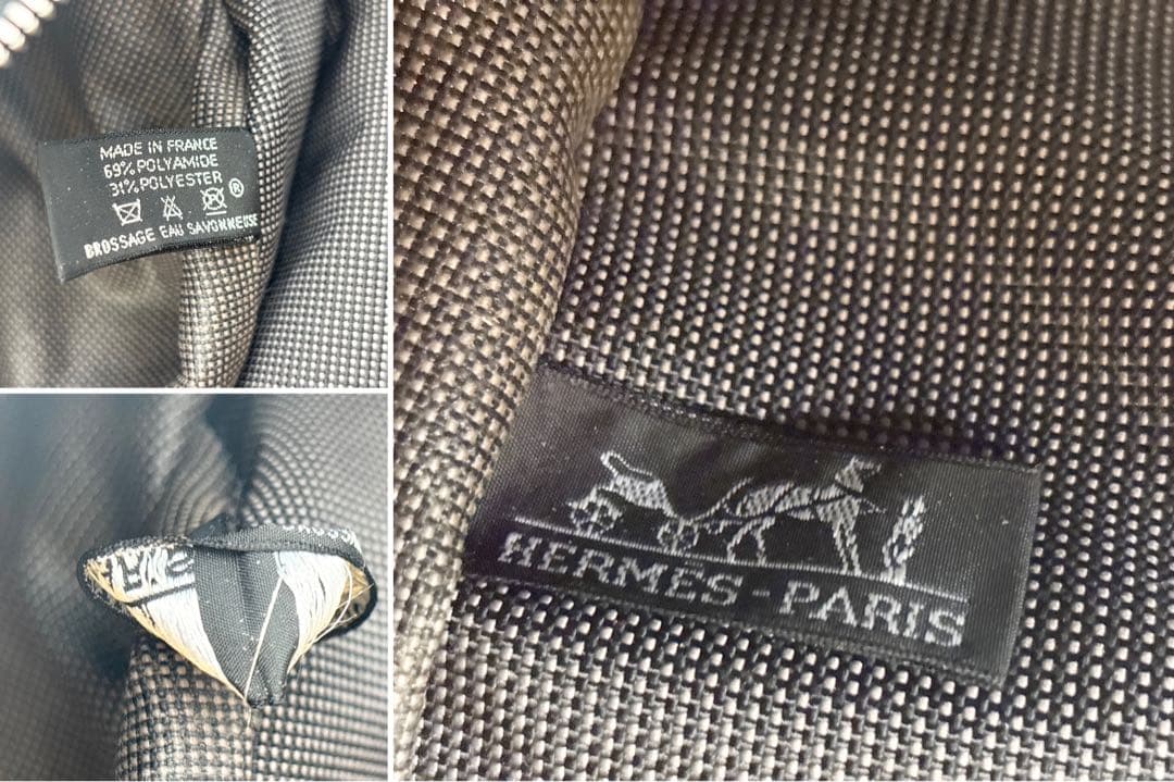 エルメス エールライン ガーメントバッグ スーツカバー グレー系