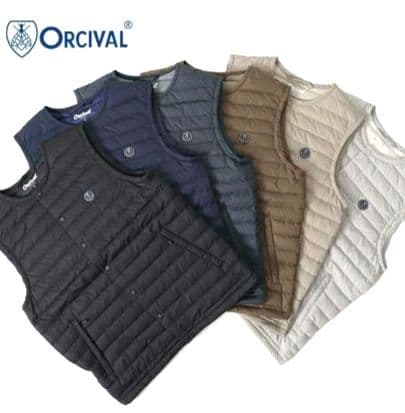 ORCIVAL オーシバル インナーダウンベスト ネイビー サイズ2