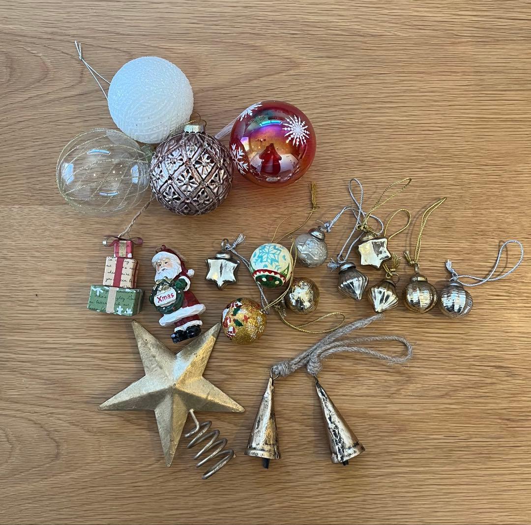 【正規品・中古】アルザスツリー120cm(クリスマスツリー オーナメント付き)