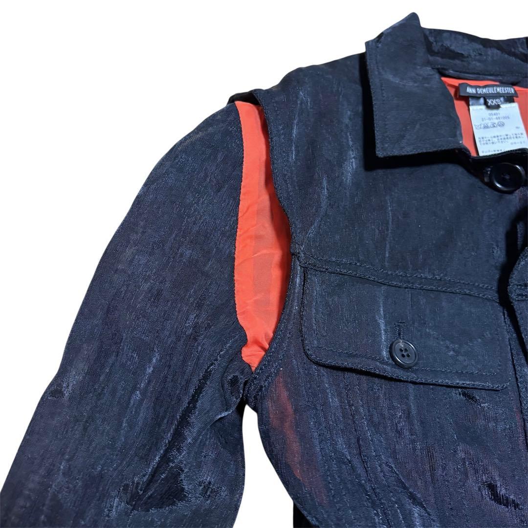 ANN DEMEULEMEESTER アンドゥメルメステール デザインジャケット