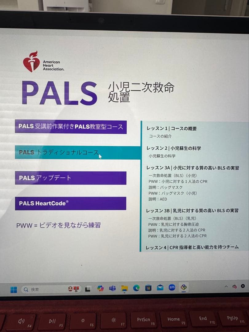 PALS (小児の二次救命処置) USBメモリ