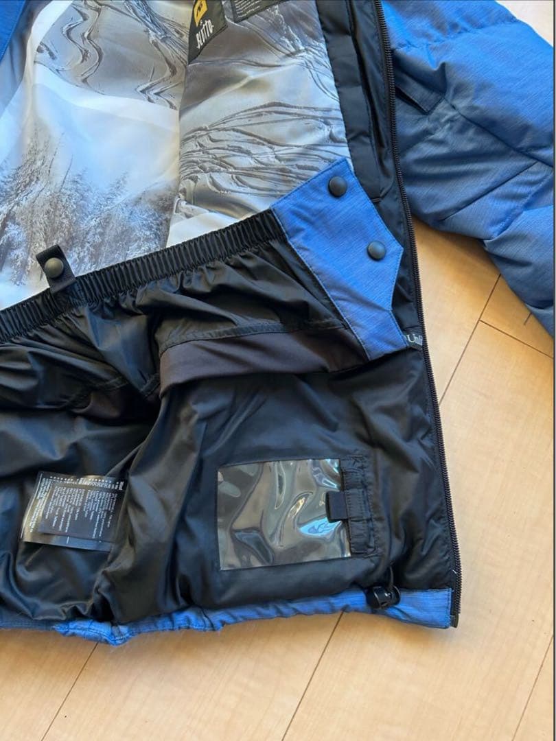 AG スノーダウンジャケット 青　BURTON バートン