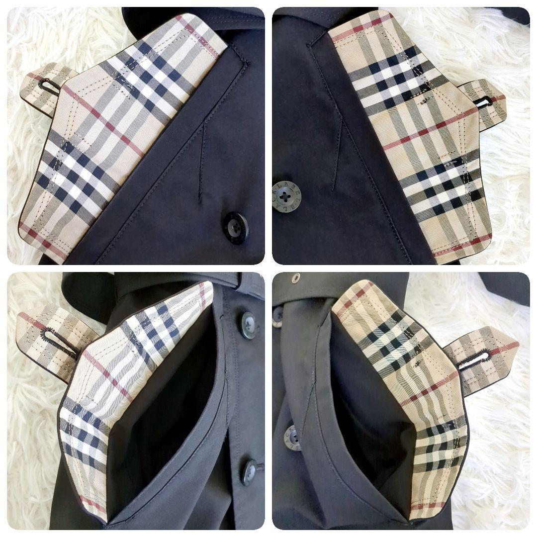 美品✨️バーバリーブラックレーベル トレンチコート ノバチェック ベルト付 M