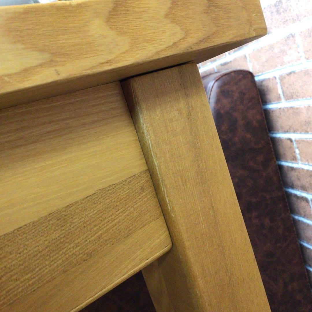 MUJI 無印良品 デスク タモ材 幅80 ナチュラル USED 展示品 引取可
