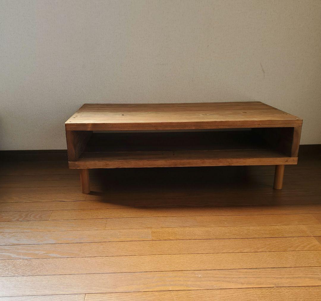 ハンドメイド　コーヒー台　テレビ台　ローテーブル