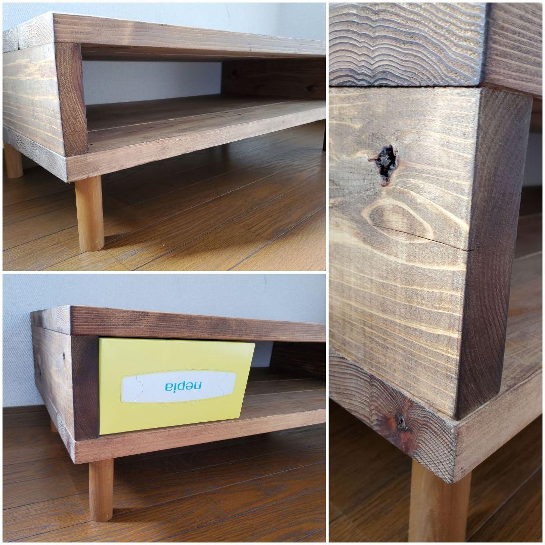 ハンドメイド　コーヒー台　テレビ台　ローテーブル