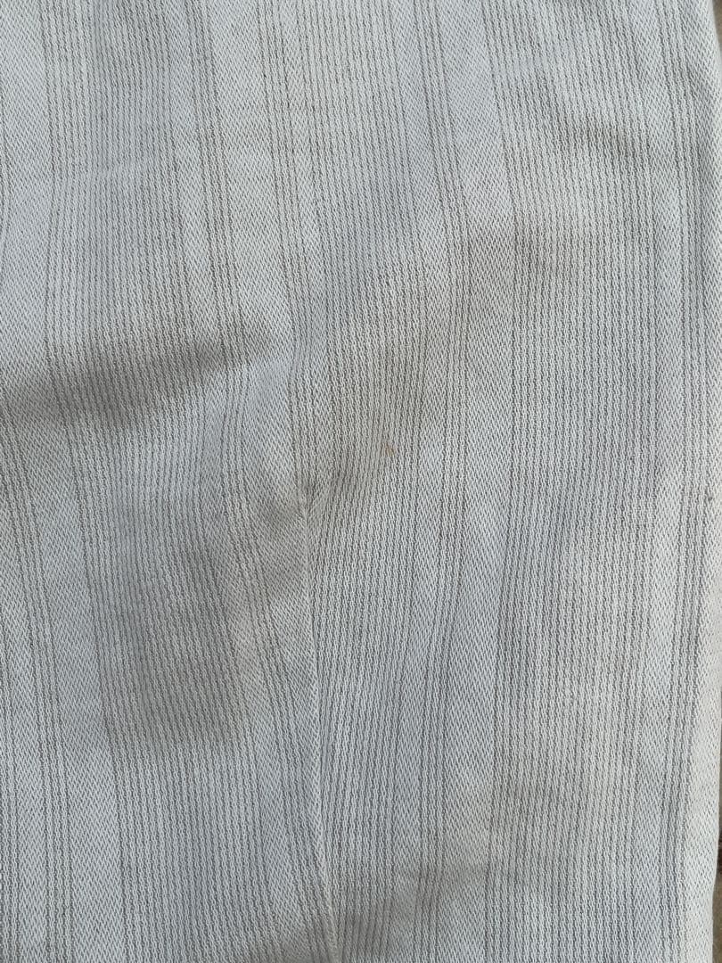 YUTA MATSUOKA コットンリネンクロップドパンツストライプパンツ