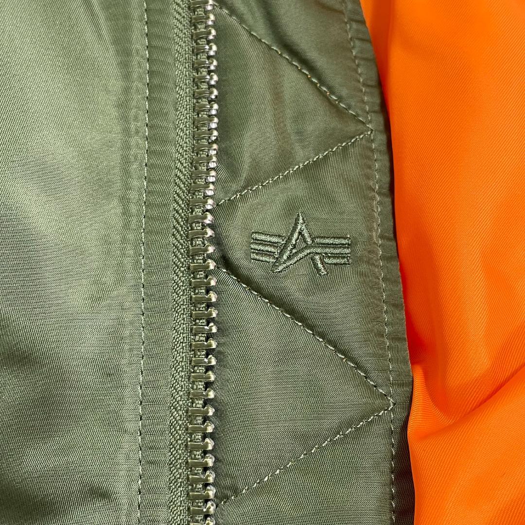 アルファインダストリーズ MA-1 フライトジャケット オリーブグリーン M
