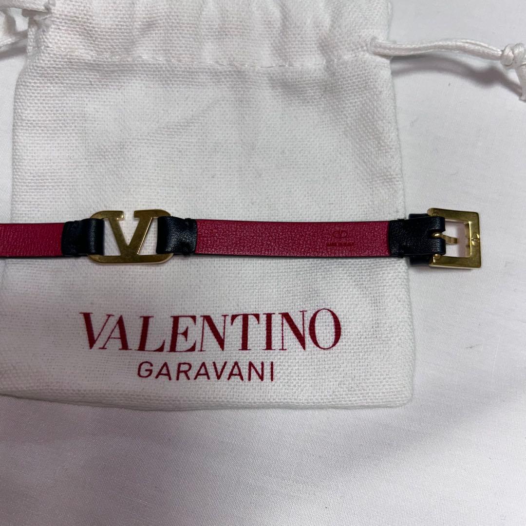 VALENTINO ヴァレンティノ レザーブレスレット バングル