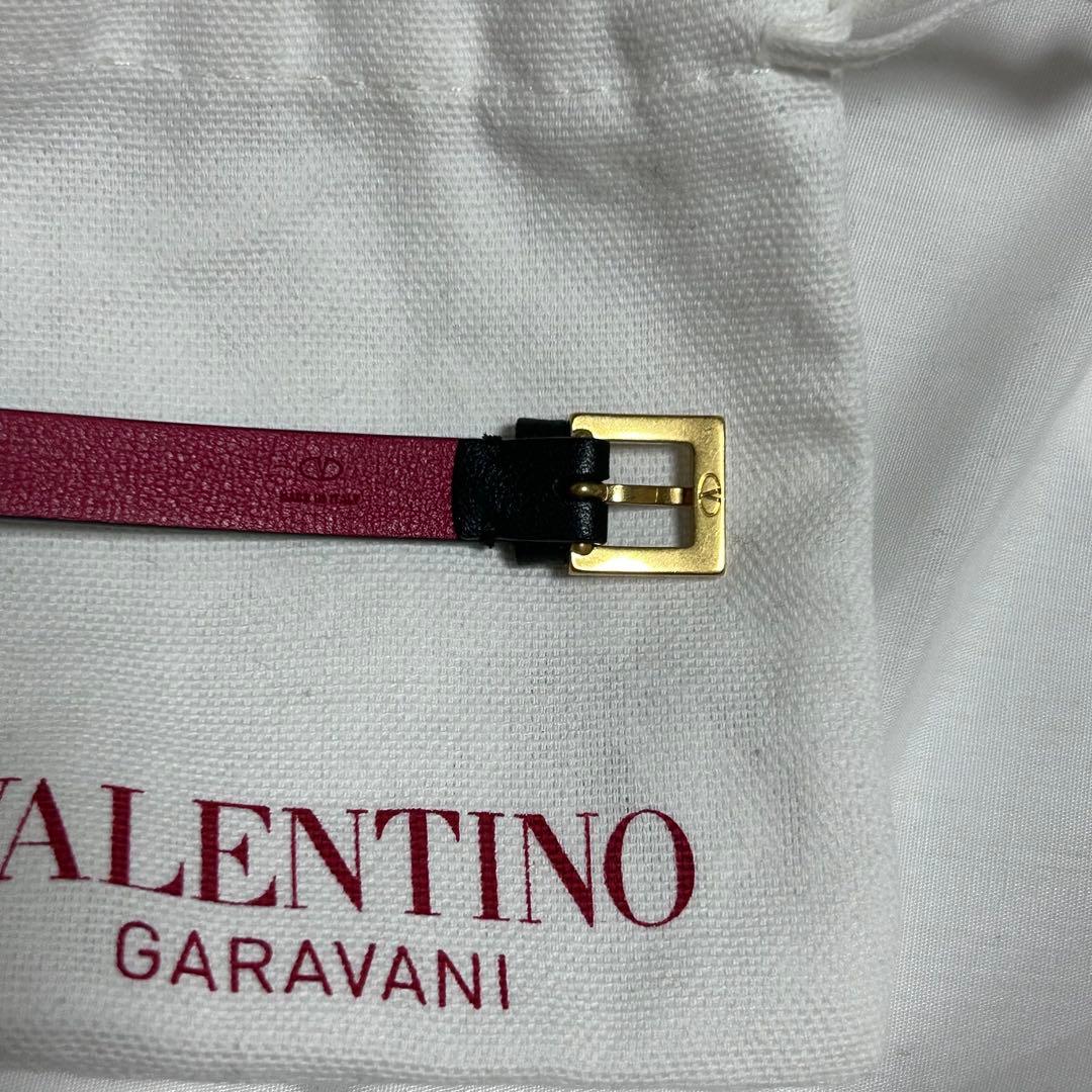 VALENTINO ヴァレンティノ レザーブレスレット バングル