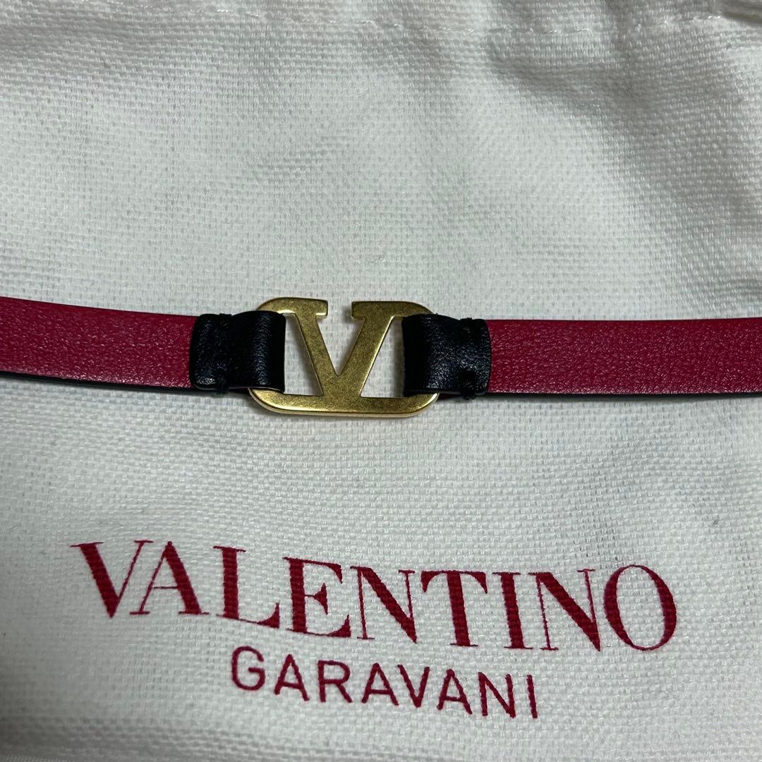 VALENTINO ヴァレンティノ レザーブレスレット バングル