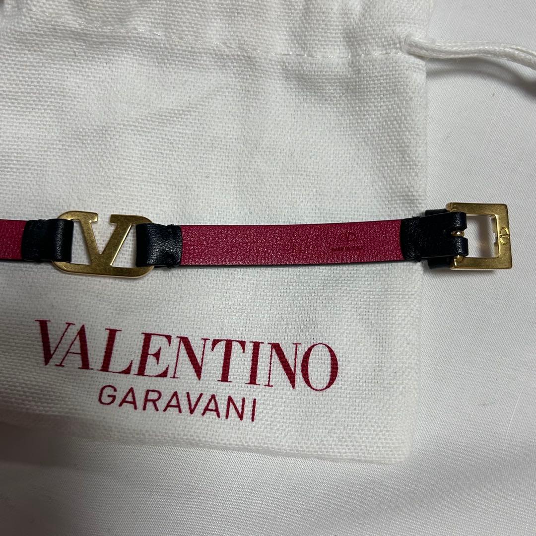 VALENTINO ヴァレンティノ レザーブレスレット バングル