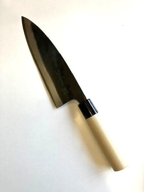 出刃包丁　安来正鋼　賜最優秀賞　調理庖丁 両刃　青一　約210㎜（刃の部分）