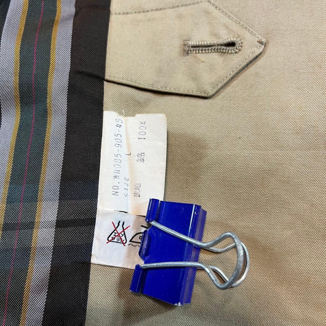 redlands バーバリー　トレンチコート　メンズL ベージュ　サンヨー