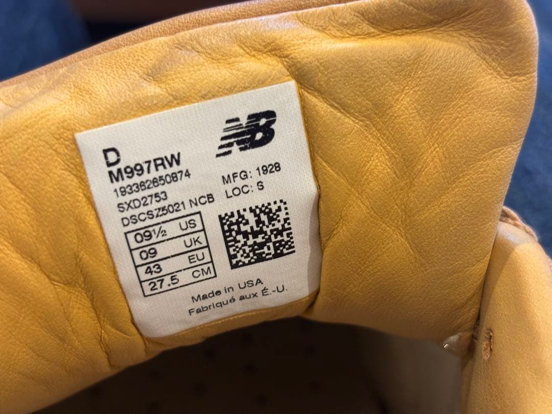 く*ょ様 NEW BALANCE ニューバランス M997RW Red Wing