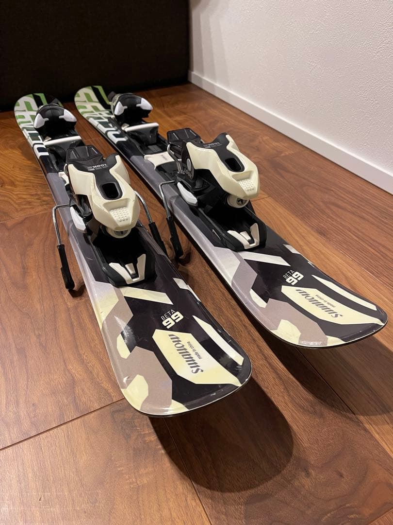SWALLOW スワロー スキー板 ビンディングセット 99㎝　ツインチップ