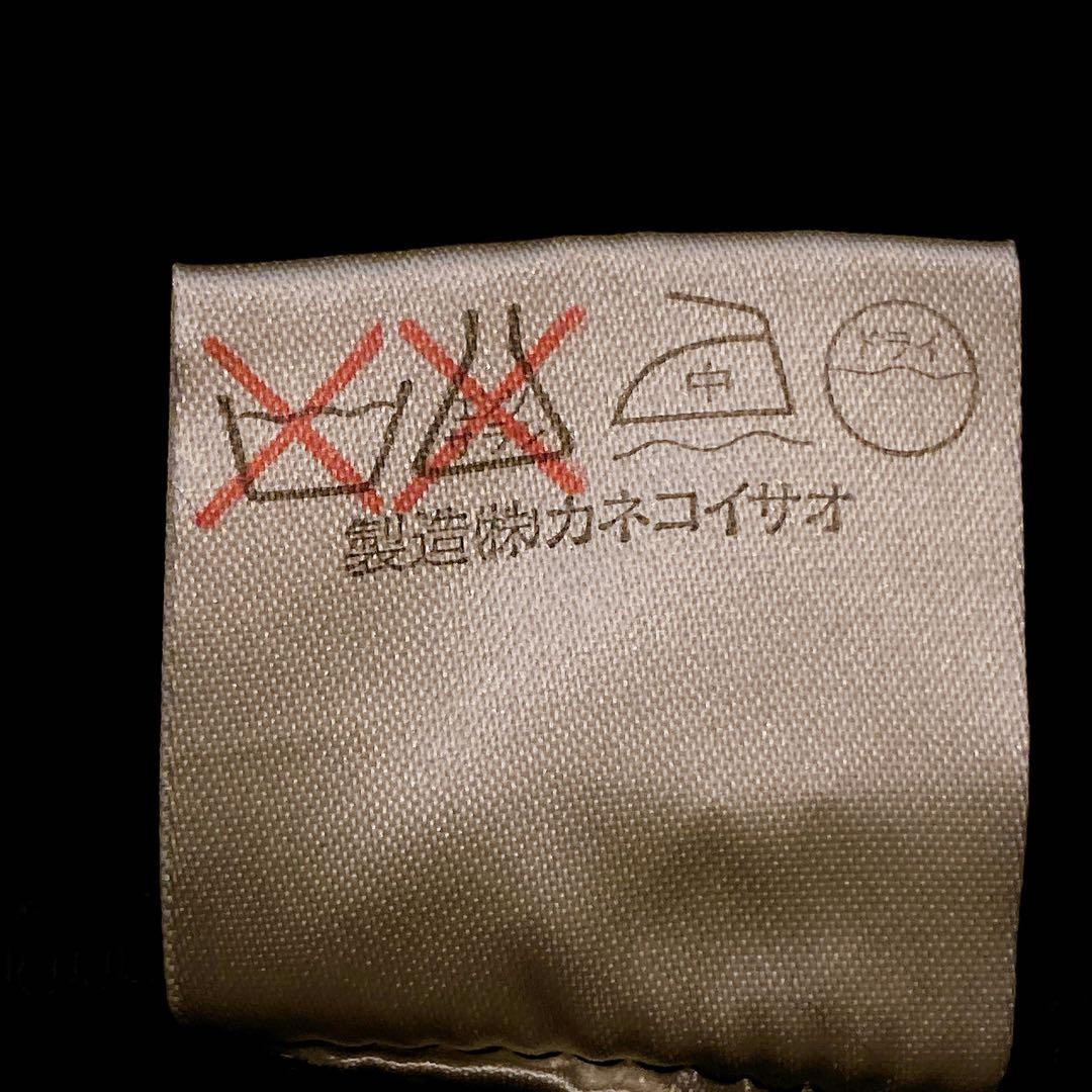 【美品】ワンダフルワールド　カネコイサオ　クマ刺繍ダッフルコート　ネイビー