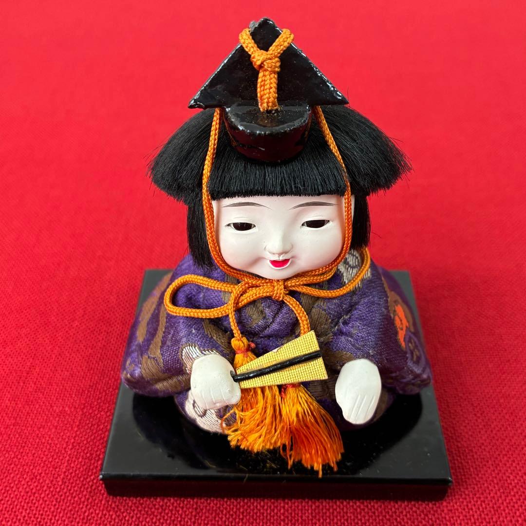 美形！顔良し！昭和初期 木目込みお雛様 15人 コンパクト アンティーク雛人形