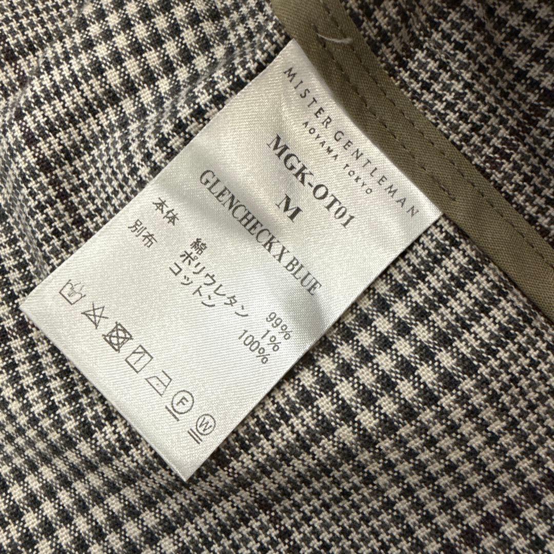 MISTER GENTLEMAN チェック ステンカラーコート