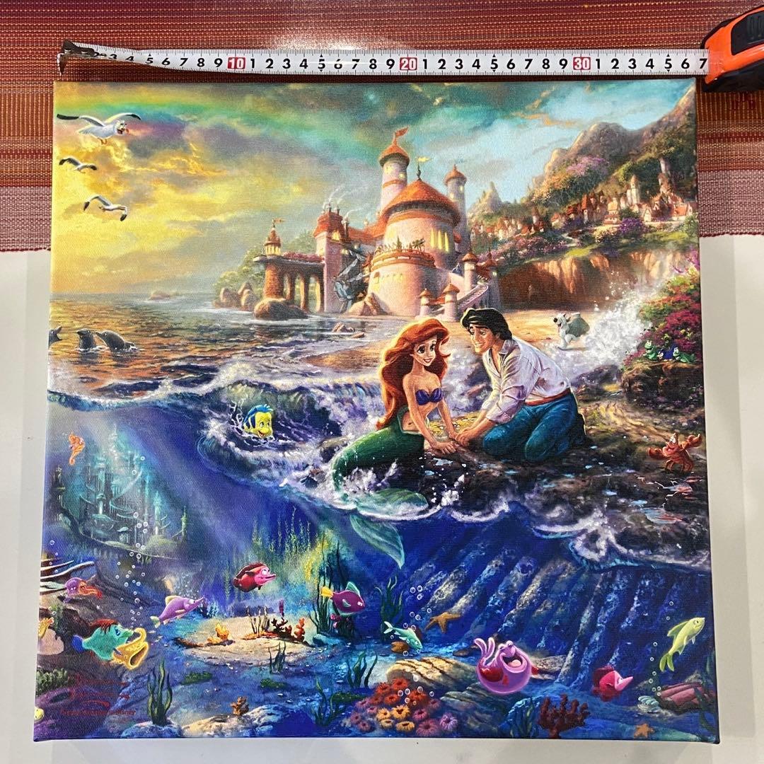 ディズニー　トーマスキンケード　アリエル　絵画