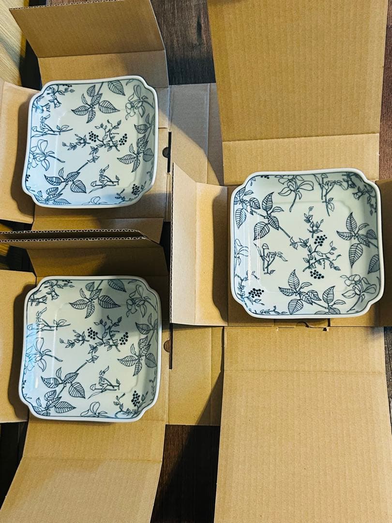 artek アルテック 東屋 木瓜角皿 3枚セット　scope