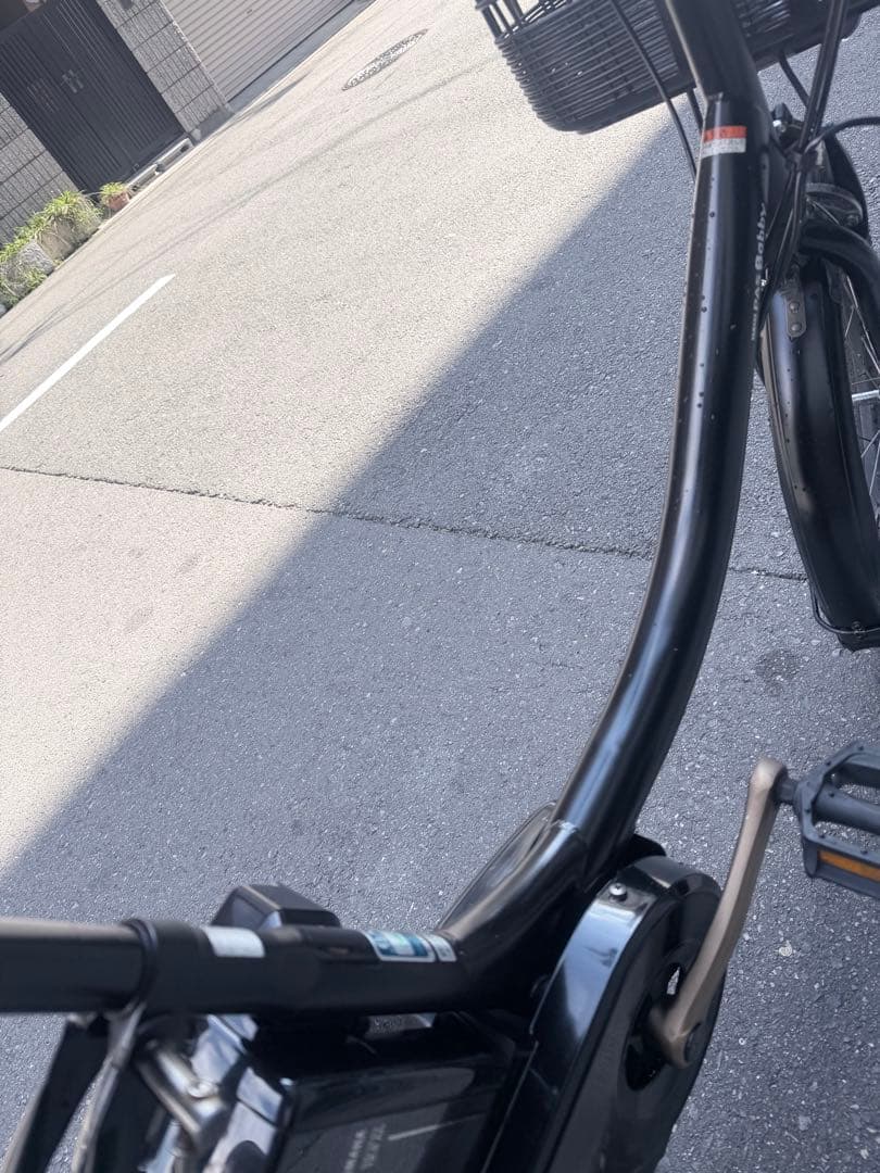 大阪府　ヤマハ　子供乗せ　電動アシスト自転車 チャイルドシート付き ブラック